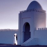 Красивая мечеть в городе Марракеш